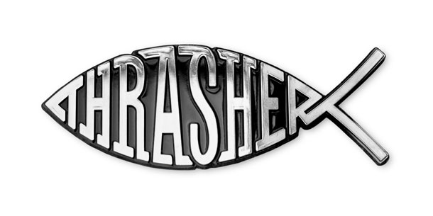 Thrasher Fish Car Emblem