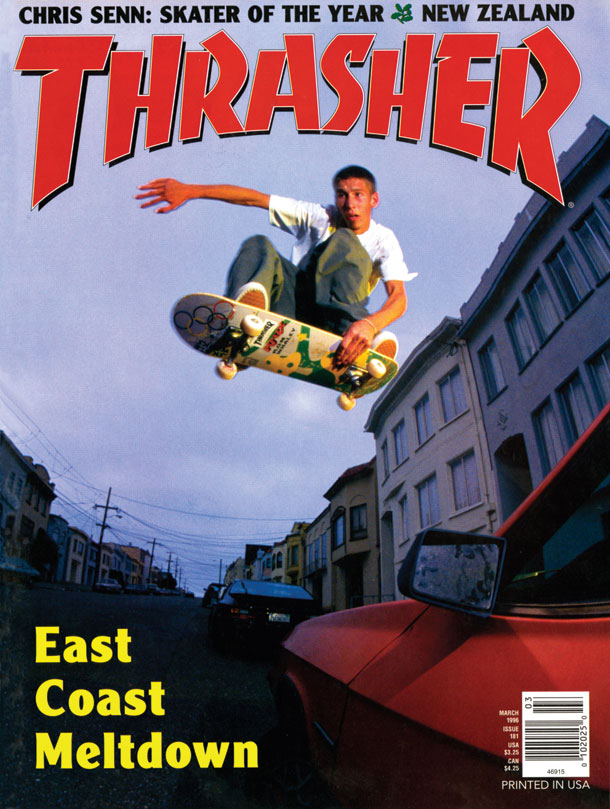 Ricky Oyola Ad Poster Thrasher Magazine 1991 Independent Truck Co 