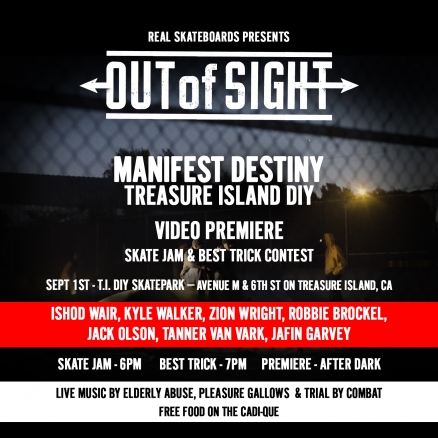 <span class='eventDate'>September 01, 2018</span><style>.eventDate {font-size:14px;color:rgb(150,150,150);font-weight:bold;}</style><br />Out of Sight: Manifest Destiny - Sept &#039;18