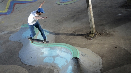 Wax the Coping: Andy Vasquez' Curved Parking Blocks