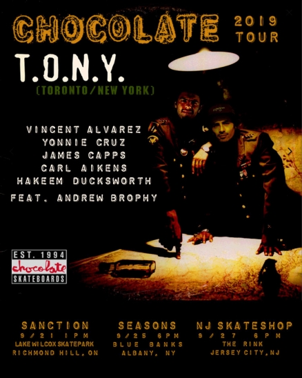 Chocolate&#039;s &quot;T.O.N.Y.&quot; Tour