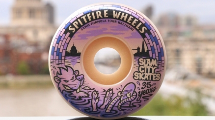 Spitfire X Slam City Skates 35 Years Collab
