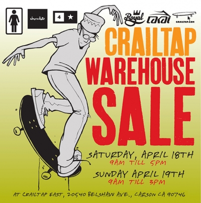 Crailtap Warehouse Sale
