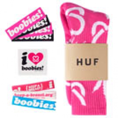 HUF x Keep a Breast Plantlife Socks