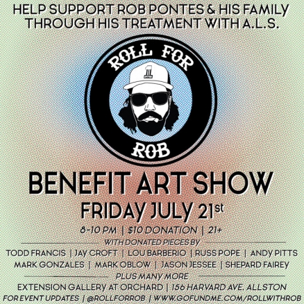 &quot;Roll for Rob&quot; Benefit Art Show and Skate Jam