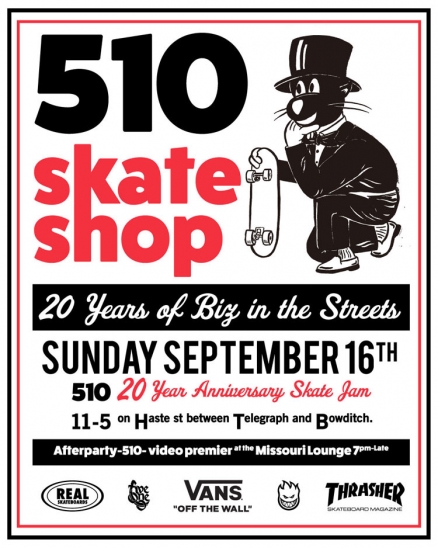 510 20 Year Anniversary Skate Jam
