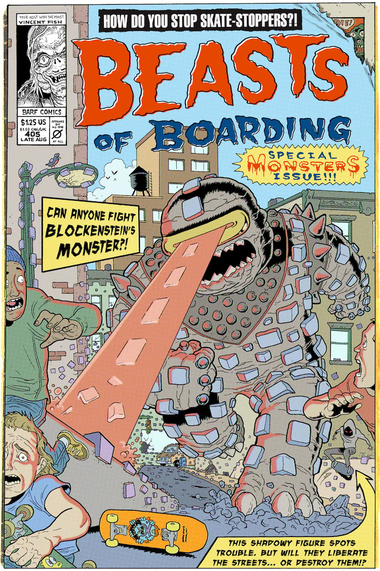 Thrasher Comix Beasts Of Boarding