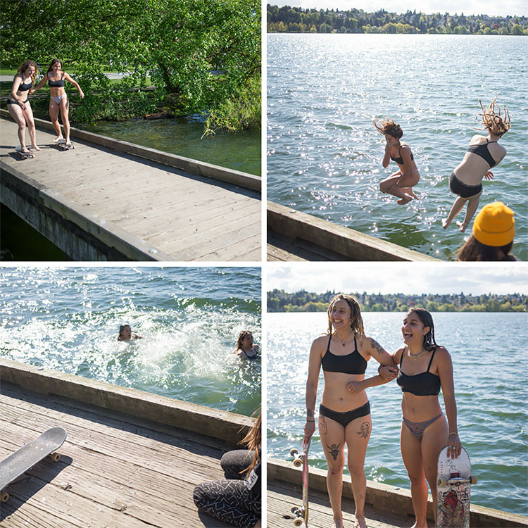 5 Girls Jump in Water Sequence by Ian Kose 750px