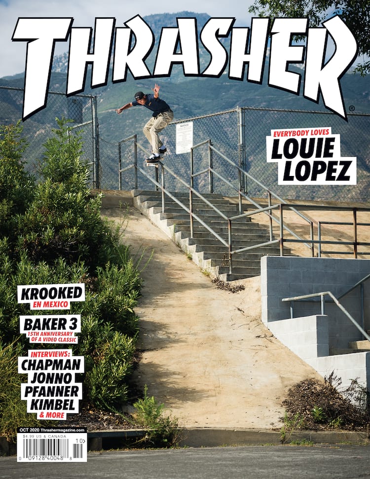 Louie October 2020 Thrasher Cover