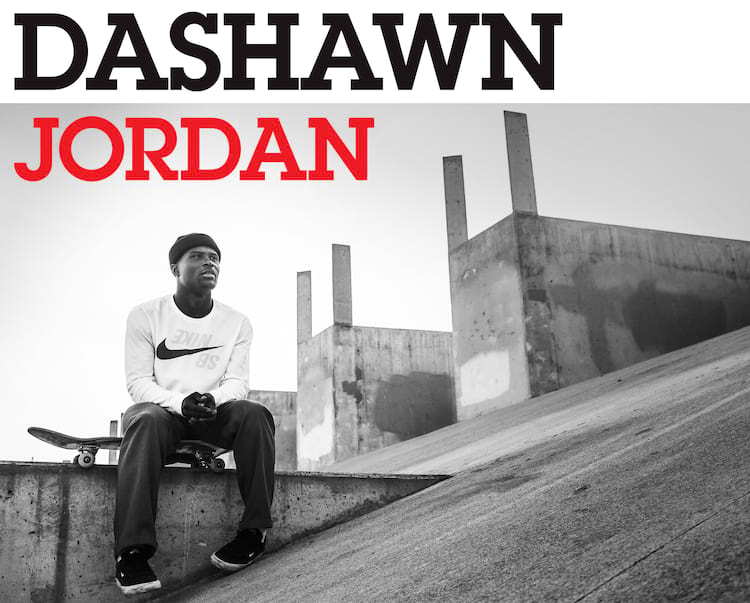 Dashawn Jordan Thrasher Magazine Interview Portrait and Title