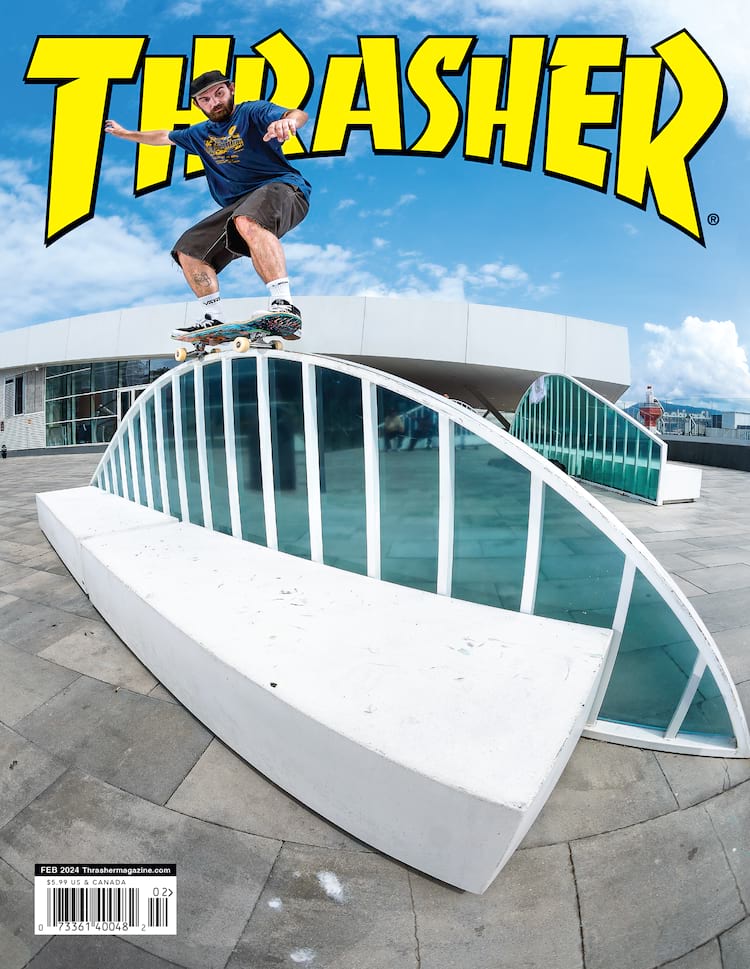 Jeff Carlyle Thrasher Magazine Cover 02 24 2000
