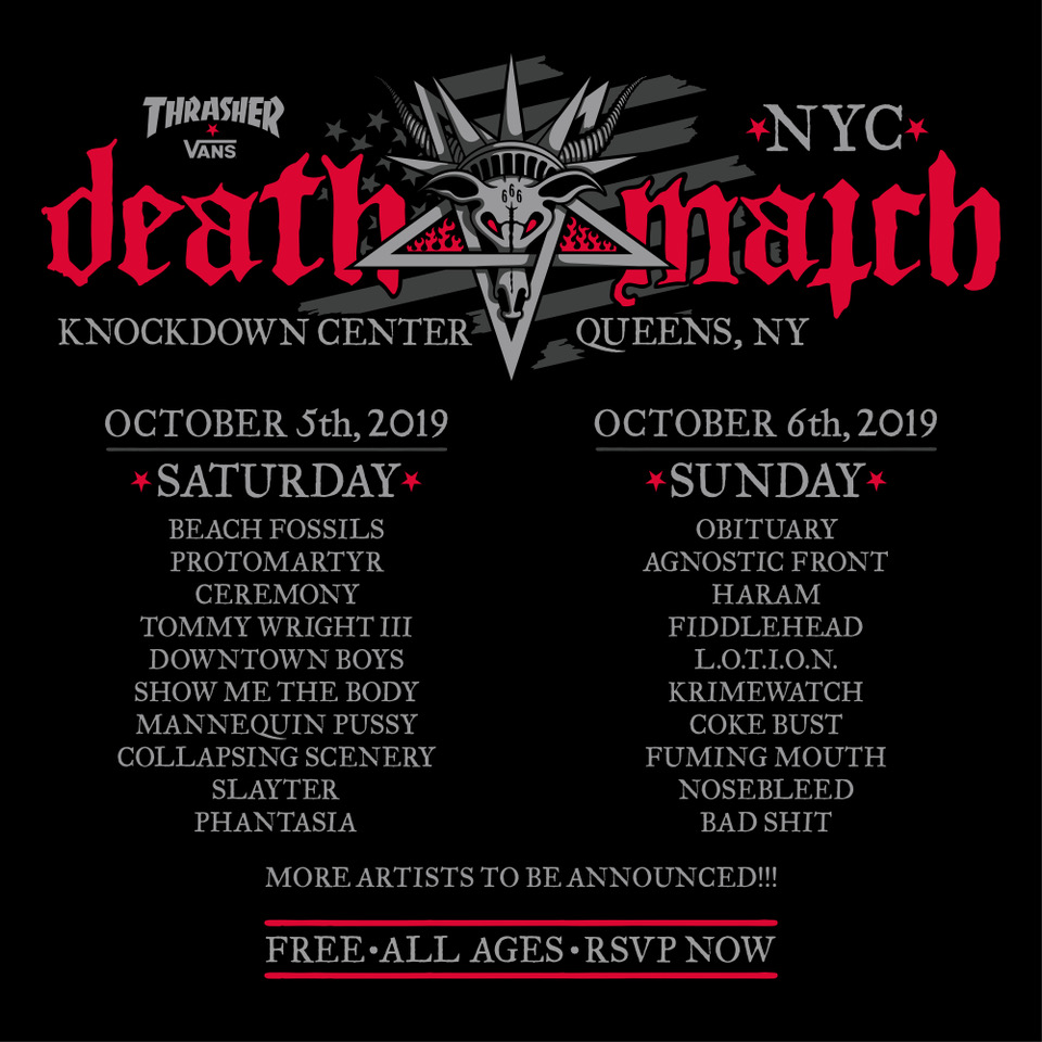 Death Match NY 2019 Square Flyer 1920px v7