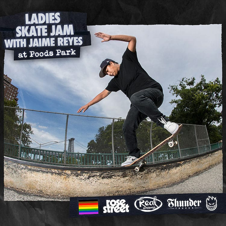 RS JAIME REYES Ladies Skate Jam FLYER THRASHER JUNK DRAWER 1500