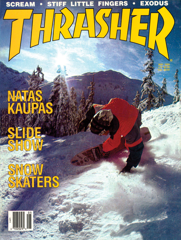 Thrasher Magazine Snowboard Cover Roskopp