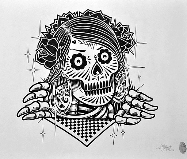 Thrasher Magazine - Mike Giant Art Show