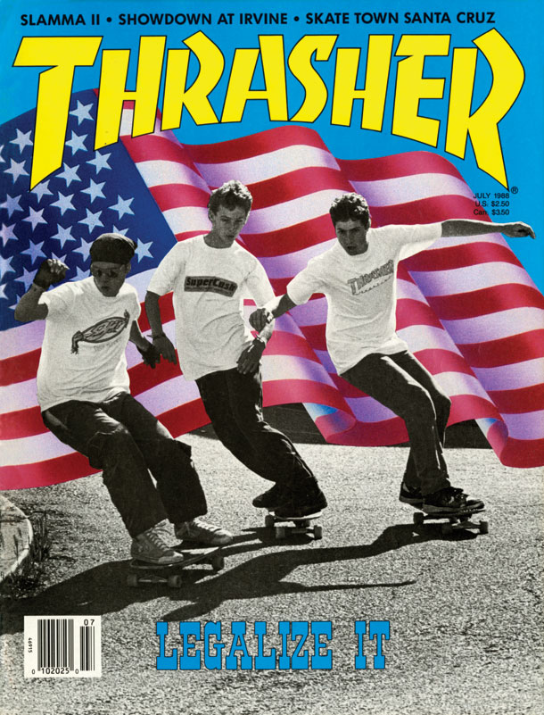 Ramp Banner THRASHER MAGAZINE Logo Cloth Skateboard Poster 