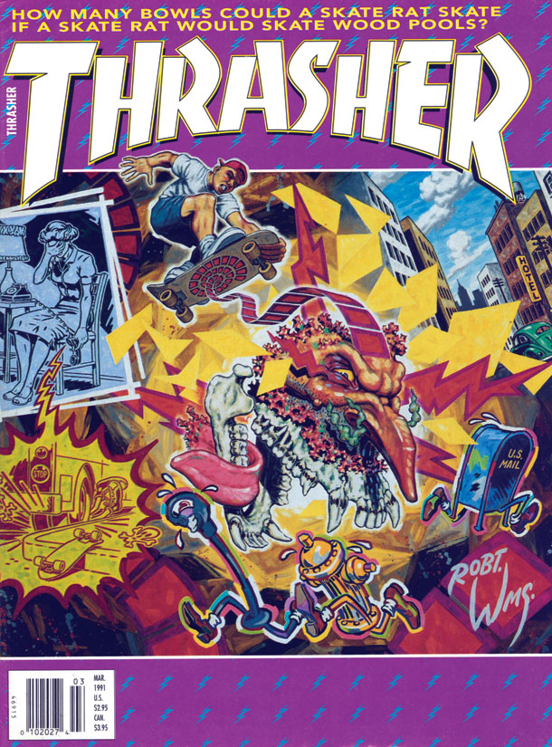 thrasher skate art