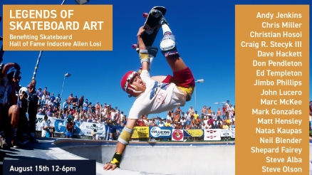 Legends of Skateboard Art Benefit for Allen Losi