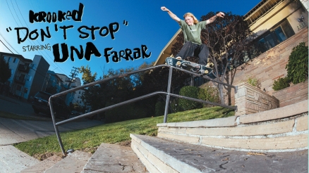 Krooked's "Don't Stop—Starring Una Farrar" Video