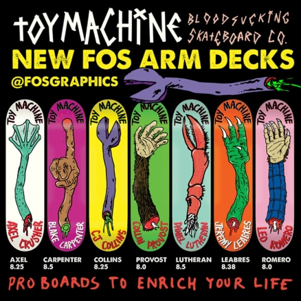 Toy Machine Fos Series