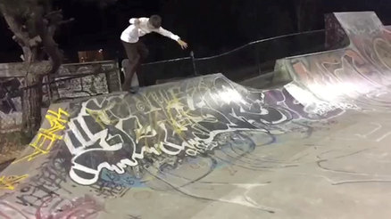 Sy's First Back Noseblunt