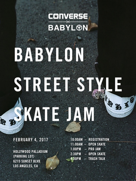 Converse x Babylon Street Style Skate Jam