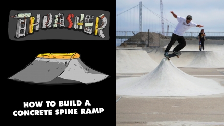 Thrasher&#039;s DIY: How to Build a Concrete Spine Ramp