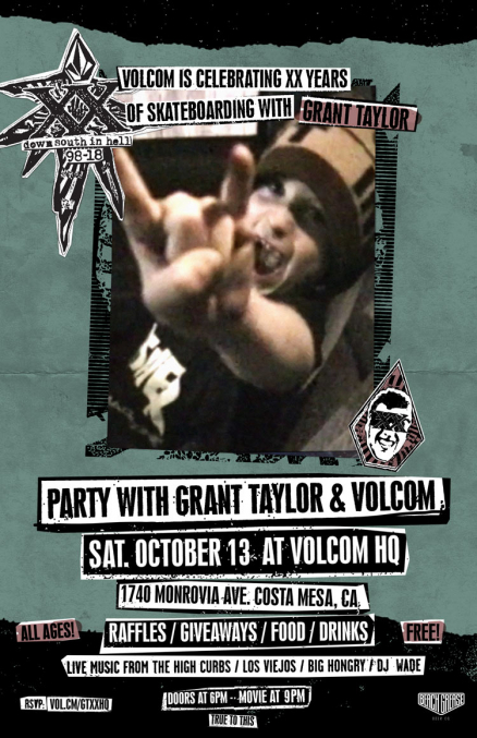 Volcom Celebrates 20 Years with Grant Taylor